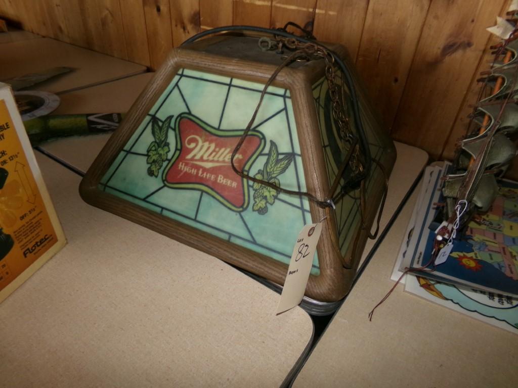 Miller High Life Ceiling Light