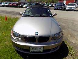 2008 BMW 128i, Convertible, Leather, Gray, 94,892 Mi, Vin# WBAUL73528VE8811