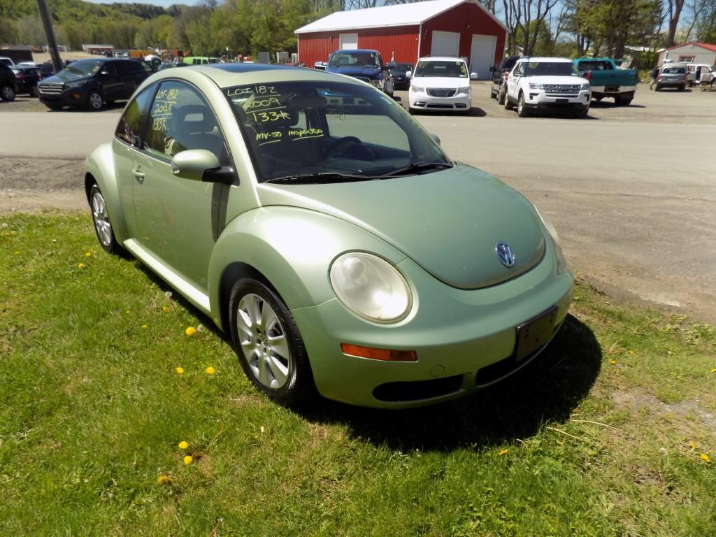 2009 Volkswagen Beetle S, 5-Speed Man, Leather, Sunroof, Green, 130,114 Mi,