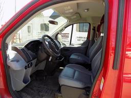 2015 Ford T350 Cargo Van, Base, Red, 199,644 Mi, Vin# 1FTSW2ZMXFKB26985 - O