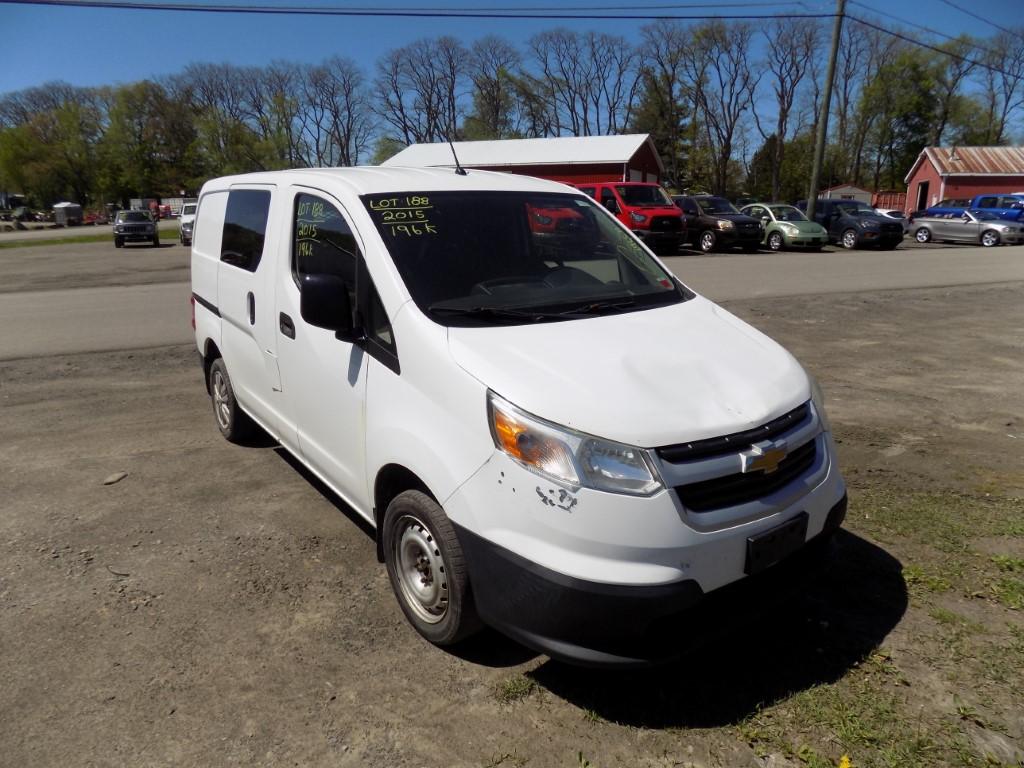 2015 Chevrolet City Express LS Cargo Van, White, 196,571 Mi, Vin# 3N63M0YN4