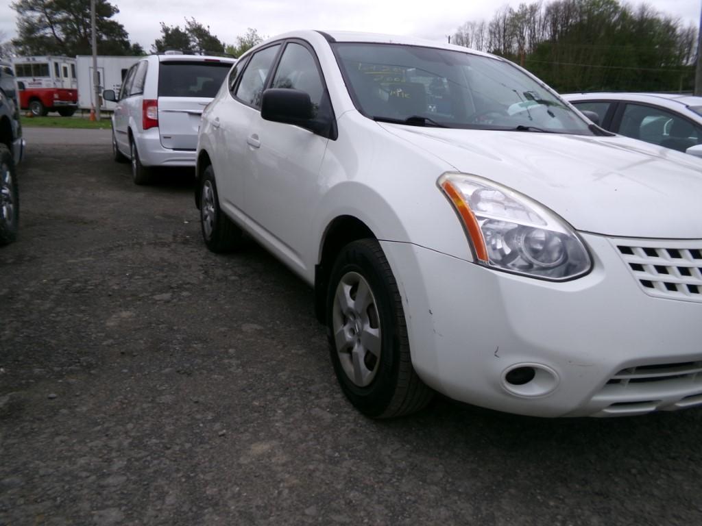 2008 Nissan Rogue, AWD, White, 179,319 Miles, VIN#: JN8AS58V38W107987 - OPE