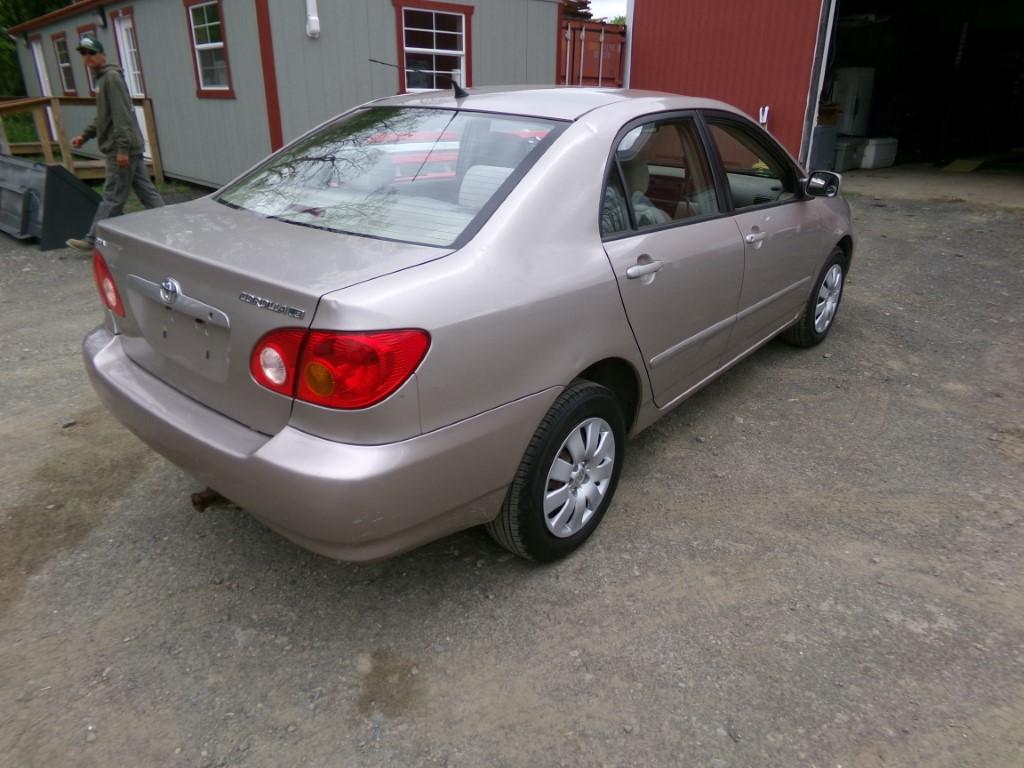 2003 Toyota Corolla, Tan, Auto Trans, TMU Miles - ODOMETER DOES NOT DISPLAY