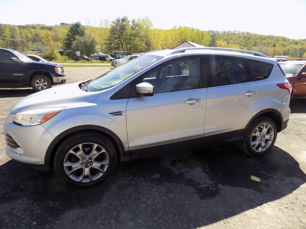 2015 Ford Escape Titanium 4 x 4, Leather, Silver, 181,671 Miles, Vin # 1FMC