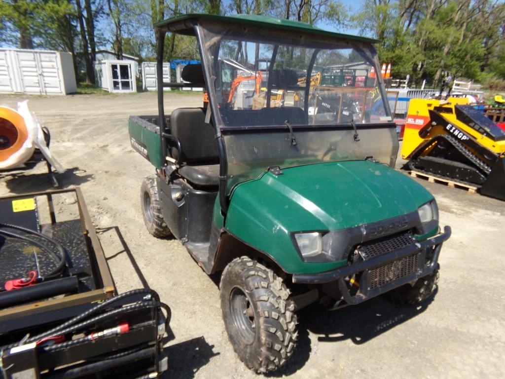 2005 Polaris Ranger 4 x 4 Side by Side UTV, Windshield, Roof, ROPS, Manual,