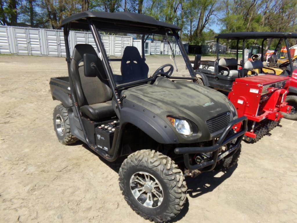 High Roller Electric Side by Side with Manual Dump, Glass Windshield, Comes