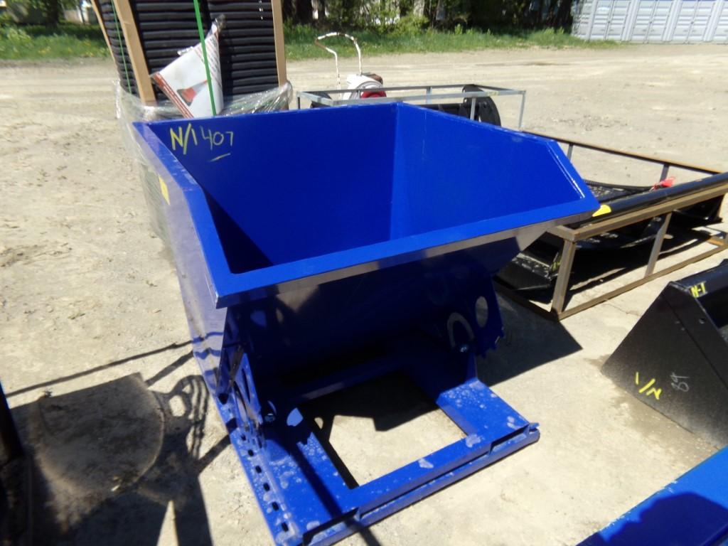 Blue Garbage Tipper/Dumpster for Forklift