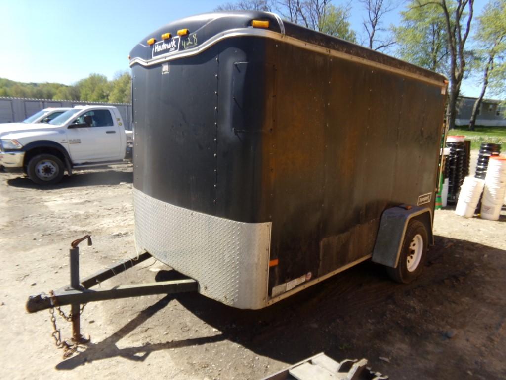 2004 Haulmark 14' x 6' Single Axle Enclosed Trailer, 2990 LB GVW, Drop Down