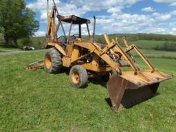 Case 580 Super E Backhoe, Diesel, 2WD, 81'' Loader Bucket, 24'' Excavator B