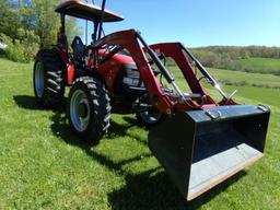 Case IH Farmall 75, Diesel, 4WD, With L540 Loader With 72'' Quick-Tatch Buc