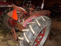 Farmall H Tractor, NFE, McCormick Hyd Fold-Down 7' Sickle Bar Mower, Wheel