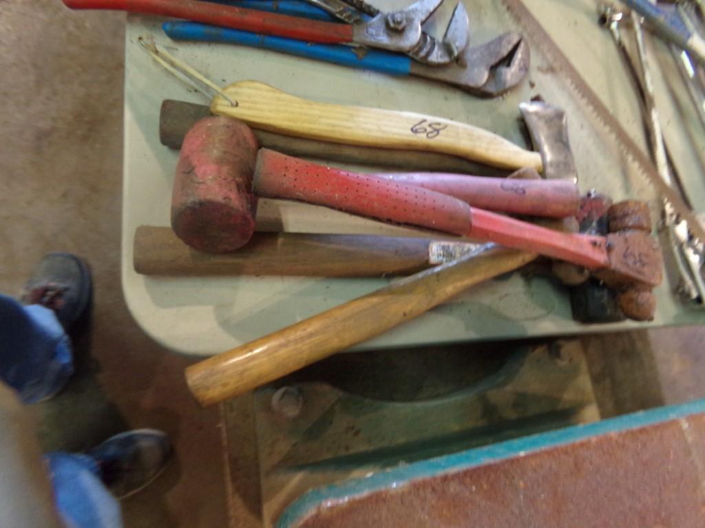 Group of Hammers, Crowbar, Hatchet  (68)