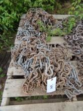 (2) Double Ring Tractor Chains, Fits ''H'' & Others  (149)