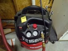 Central Pneumatic 1.5 HP, 6-Gallon, Pancake Air Compressor 150 PSI w/Air Ho