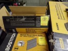 (2) Boxes Of Bostitch Nails (1) 28 Degree Wire Weld Framing Nail (1) 28 Deg