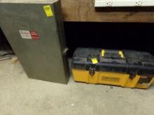 Vintage Stanley Handyman Tool Cabinet No.H895 and Craftsman Pro Tool Box (Y