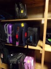 Contens of 4th Section of Wooden Shelves - Luggage and Travel Bags and Larg