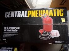 (NIB) Central Pneumatic, 110 Lb. Pressurized Abrasive Blaster