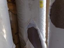 80'' Roll of Grey/Brown Speckled Vinyl Flooring, New (Warehouse)