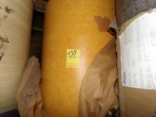 80'' Roll of Orange Granite Like Vinyl Flooring, Very Large Roll(Warehouse)