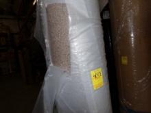 80'' Roll of Brown/Grey Vinyl Flooring, Small Roll (Warehouse)