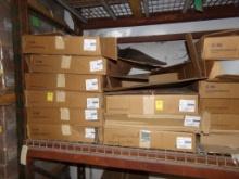 (9) Boxes of Assort. Vinyl Toe/Baseboard, Small Amounts of Many Colors (War