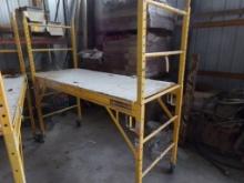 Metal Tech, Bakers Scaffold, On Casters (Warehouse Back Room)