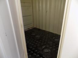 New 10' Storage Container/Office Walk-Through Door And Barred Window On One