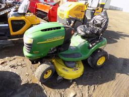 John Deere L110 5-Speed Riding Mower 42'' Deck, 17 HP Intek Engine, No Hour