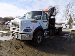 2011 Freightliner Business Class M11 Knuckleboom Crane Truck w/Remote, Auto