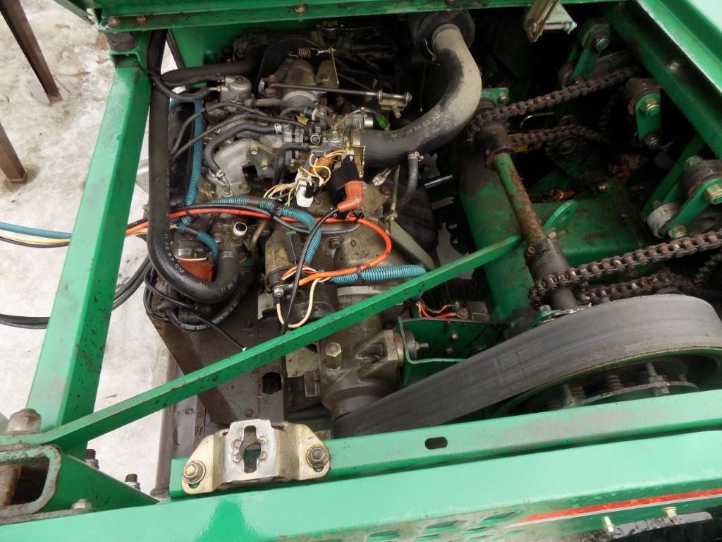 Cushman GA60 Tow Behind Aerator Powered by Liquid Cooled Engine