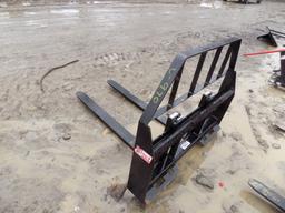New Kivel Pallet Forks for Skid Steer Loader, 48'' Forks, 3500 LB Capacity