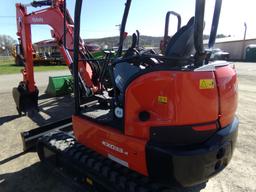 Unused 2023 Kubota KX033 Midi Excavator w/Dozer Blade, Changeable Controls,