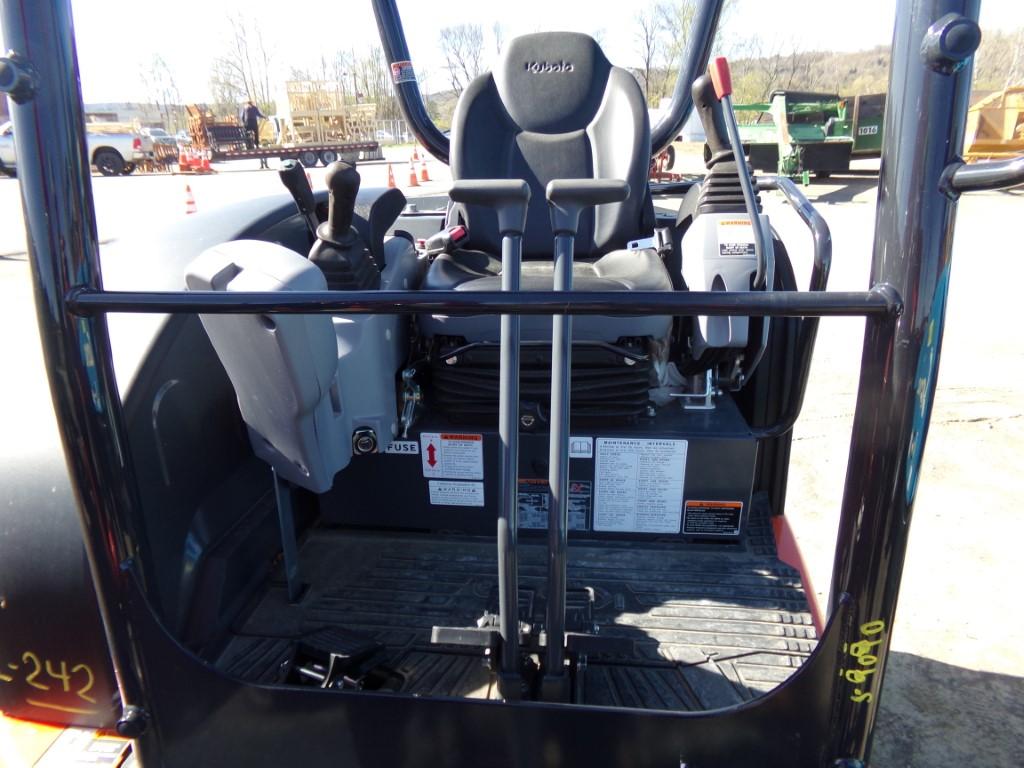 Unused 2023 Kubota KX033 Midi Excavator w/Dozer Blade, Changeable Controls,