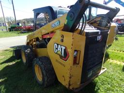 2019 Cat 262D3 Skid Steer Loader w/84'' Bucket, 2 Speed, Excellent Severe D