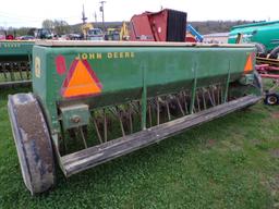 John Deere 8250 Grain Drill with Grass Seed, 21 Hoe, Hydraulic Down Pressur