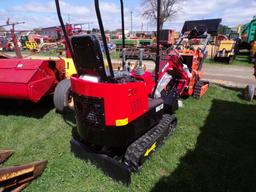 New Miva VA13 Mini Excavator with Dozer Blade, Manual Thumb, Gas Engine, Au