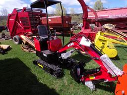New Miva VA13 Mini Excavator with Dozer Blade, Manual Thumb, Gas Engine, Au