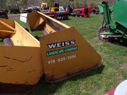 Bucket Mount 12' Snow Pusher (5270)