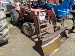 Yanmar YM226 4 WD Diesel Compact Tractor with Loader, ROPS, 3 PT PTO, Turf