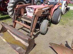 Yanmar YM226 4 WD Diesel Compact Tractor with Loader, ROPS, 3 PT PTO, Turf