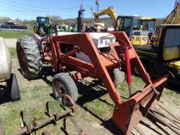 David Brown 1200 2 WD with Loader, Shows 1399 Hrs., Wheel Weights, Rears ar