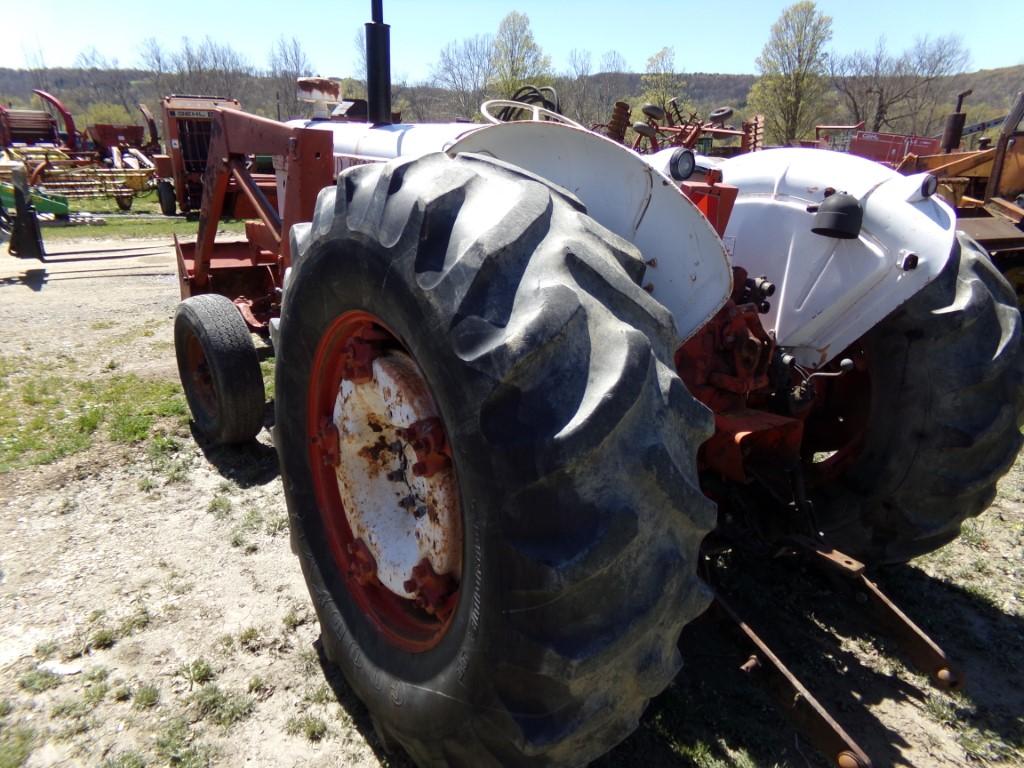 David Brown 1200 2 WD with Loader, Shows 1399 Hrs., Wheel Weights, Rears ar