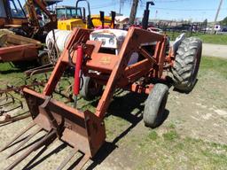 David Brown 1200 2 WD with Loader, Shows 1399 Hrs., Wheel Weights, Rears ar