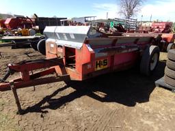 H and S Model 270 Rear Discharge Manure Spreader (5850)