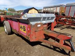 H and S Model 270 Rear Discharge Manure Spreader (5850)