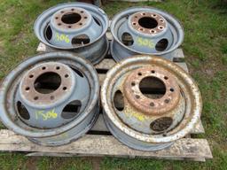 (4) 16'' Chevrolet Dually Rims (5153)