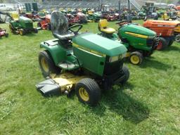John Deere 445 Riding Mower, Has 455 Hood On It (5513)