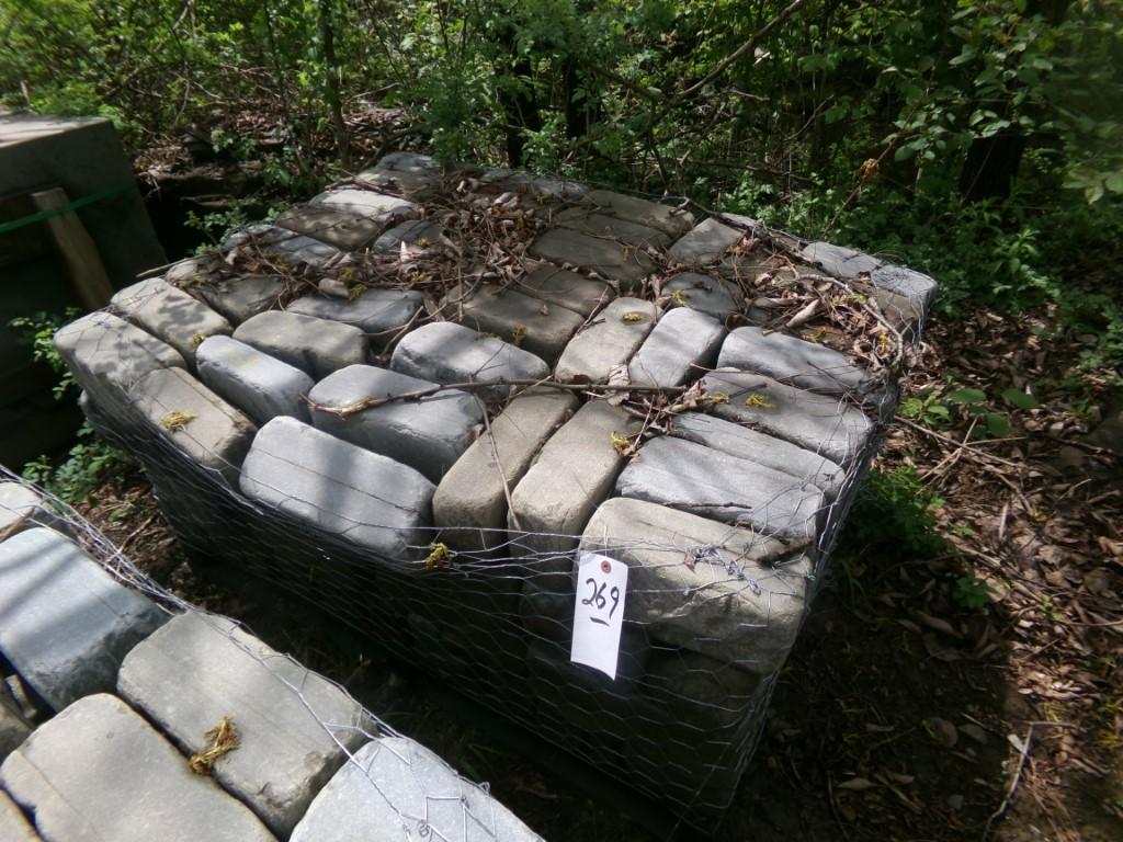 Tumbled Belgiums, 5'' x 10'' , 4 Rows High, Many Pcs Per Row - Sold by Pall