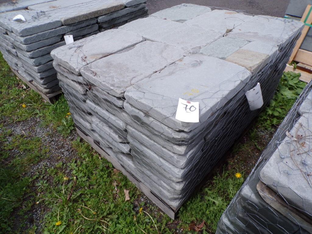 Tumbled Pavers, 2'' x Asst Sizes, Real Nice, 120 SF - Sold by SF  (120 x Bi